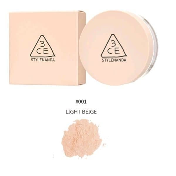 [Chính hãng] Phấn phủ bột  3CE Natural Finish Loose Powder phấn phủ kiềm dầu 8.5g