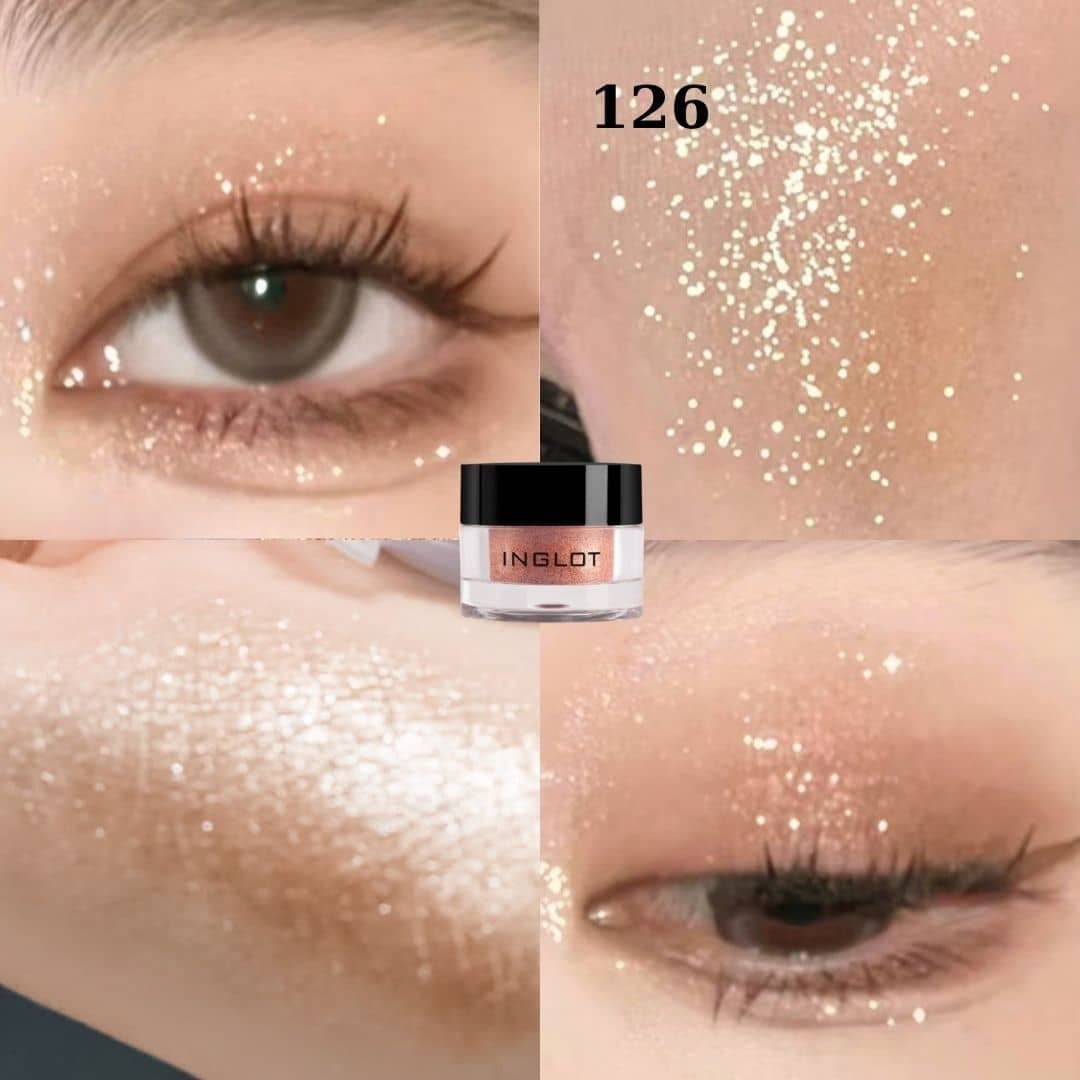 Phấn mắt tông nhũ lấp lánh Inglot Eye Amc Pure Pigment Eye Shadow (2g)