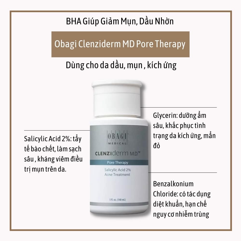 BHA Obagi Clenziderm MD Pore Therapy  148ml