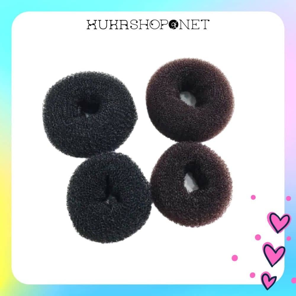 Búi tóc độn tóc Donut chất liệu mút