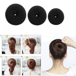 Búi tóc độn tóc Donut chất liệu mút