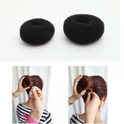 Búi tóc độn tóc Donut chất liệu mút