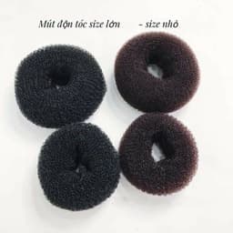 Búi tóc độn tóc Donut chất liệu mút