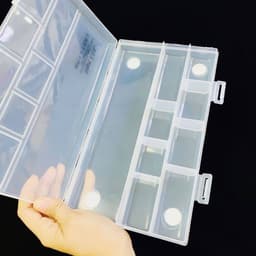 Hộp nhựa đựng kẹp tăm, kẹp vịt, lược cao cấp