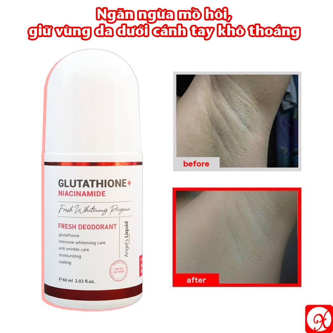 LĂN KHỬ MÙI ANGEL GLUTA 60ML
