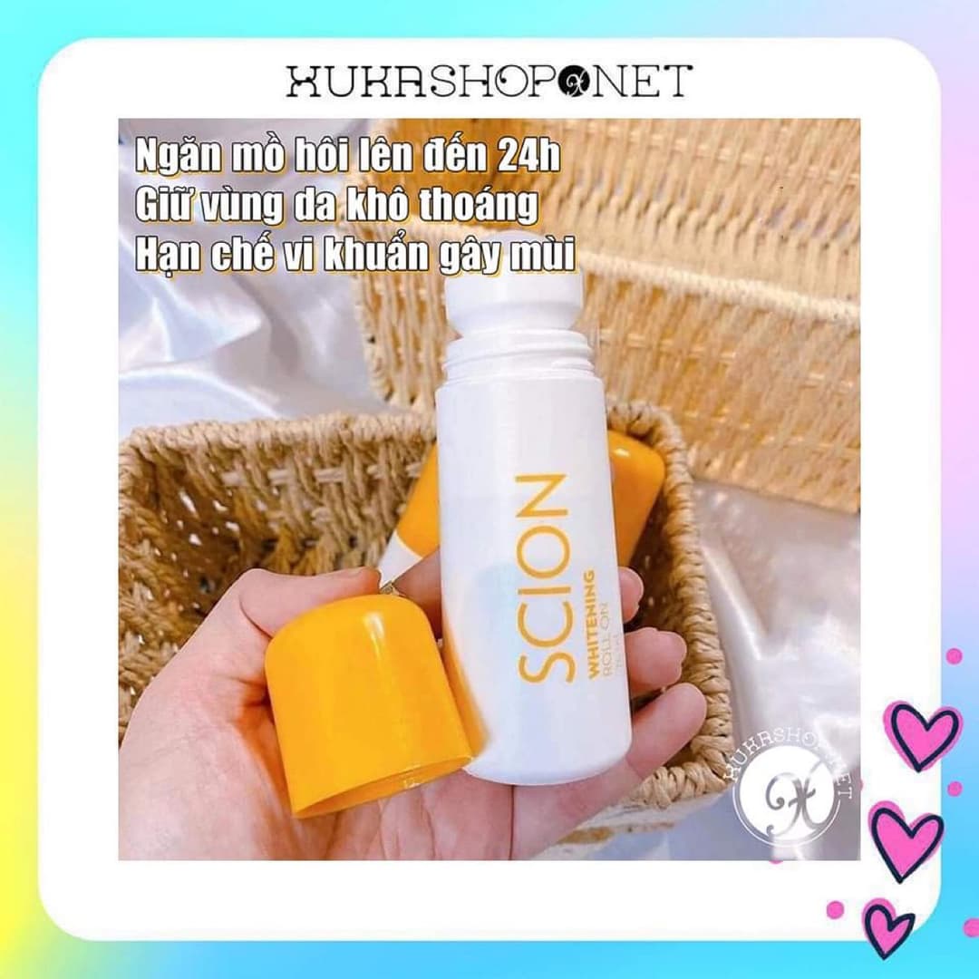 LĂN KHỬ MÙI SCÌON VÀNG 75ML