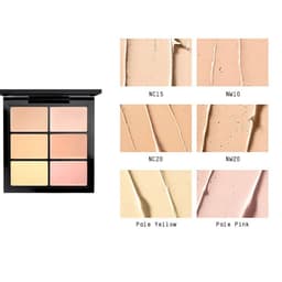 Bảng che khuyết điểm 6 ô màu MAC Studio Fix Conceal and Correct Palette bền màu lâu trôi (6g)