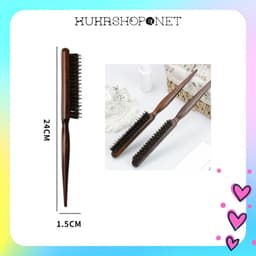 Lược chải tóc đánh rối tay cầm bằng gỗ tự nhiên