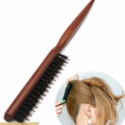 Lược chải tóc đánh rối tay cầm bằng gỗ tự nhiên