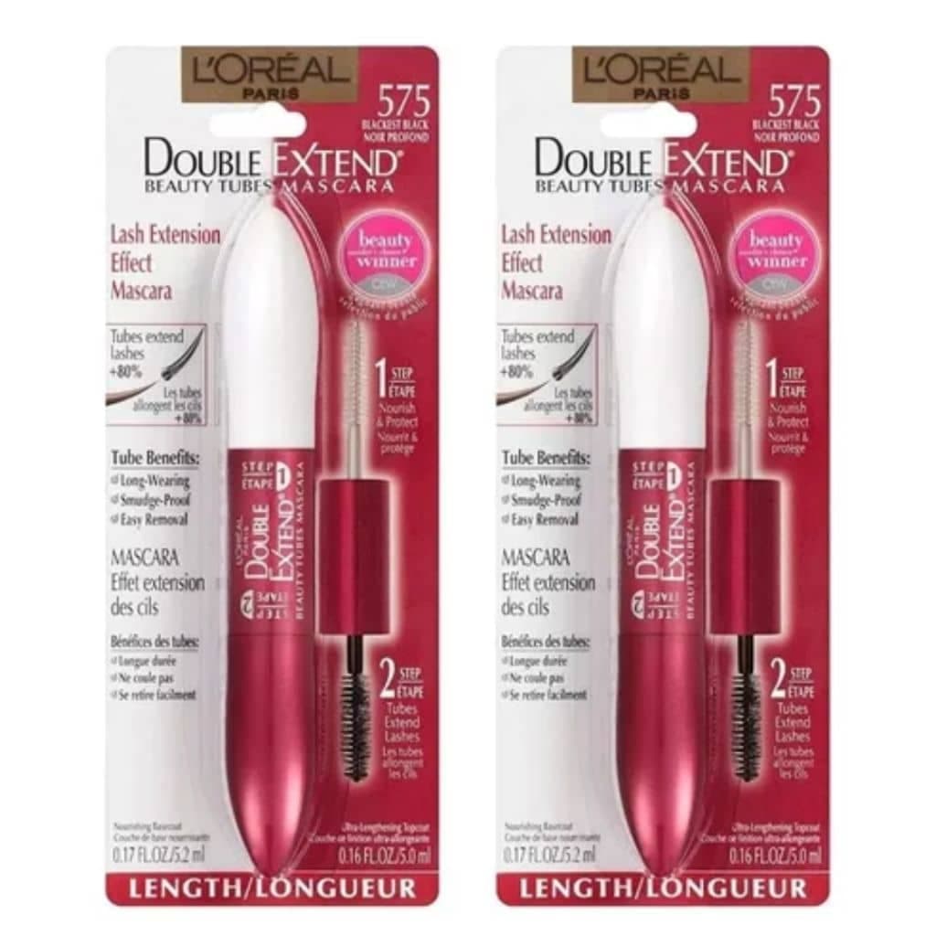 Mascara Loreal Paris Double Extend Beauty Tubes