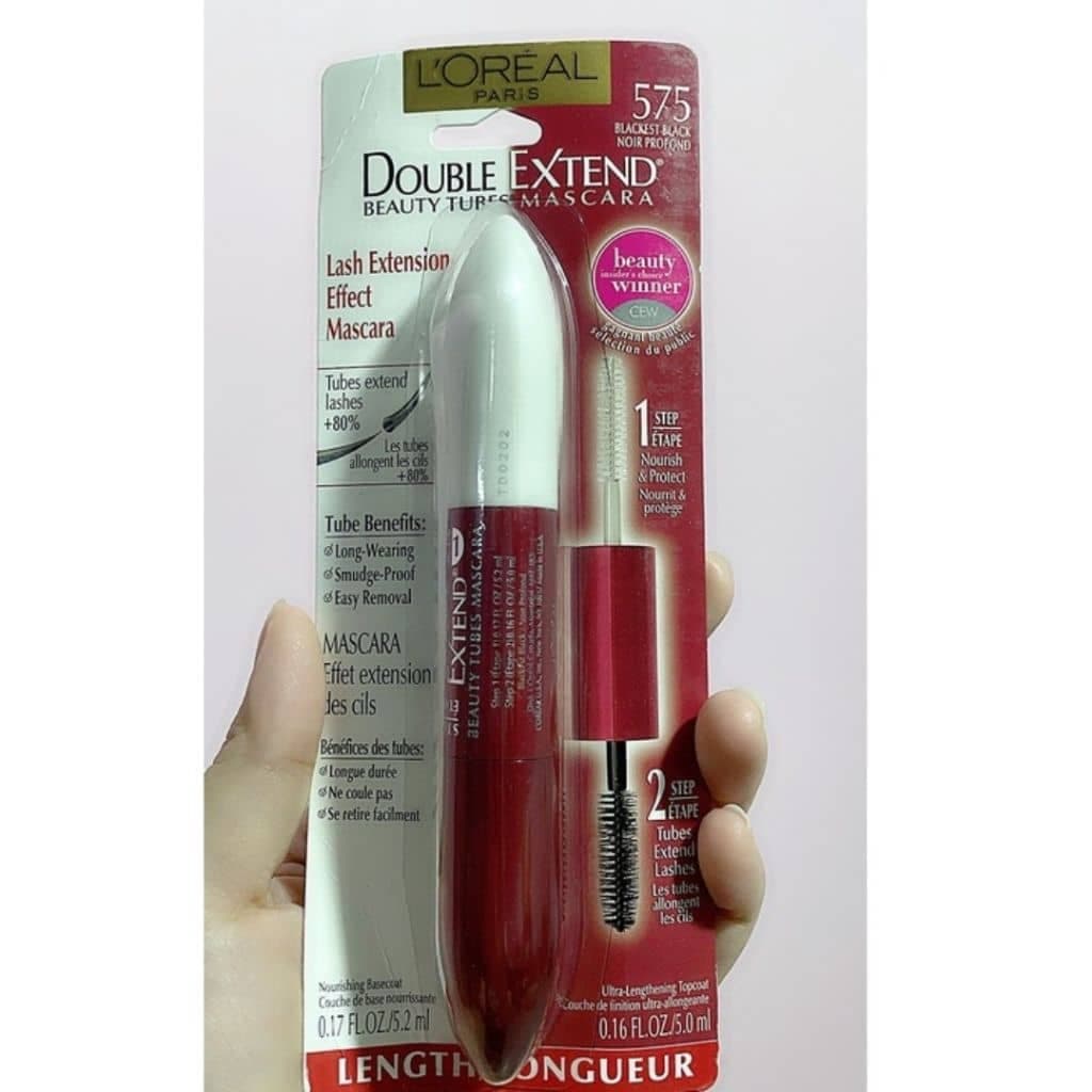 Mascara Loreal Paris Double Extend Beauty Tubes