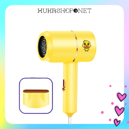 Máy sấy tóc mini du lịch hình vịt vàng