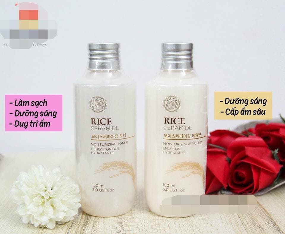 SỮA DƯỠNG GẠO MOISTURE EMULSION  THE FACE SHOP