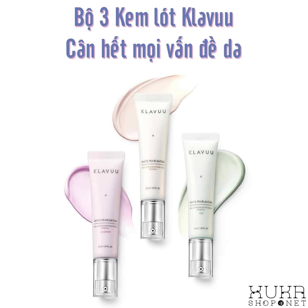 Kem Lót Klavuu White Pearlsation Deal Actress Backstage Cream Spf30 PA++