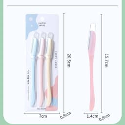 Bộ Dao Cạo Mày 3 Màu LMLTOP Eyebrow Knife Thiết Kế Nhỏ Gọn Tiện Lợi Dễ Sử Dụng Đa Năng
