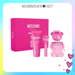 Giftset Moschino Toy 2 Bubble Gum EDT 3pcs 100ml +10ml+ Body Lotion Moschino Toy 2 Bubble Gum 100ML