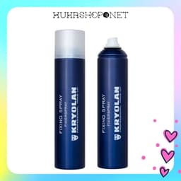 Xịt Khóa Nền Makeup Kryolan Fixing Spray 300ml Dạng Xịt Phun Sương Bền Nền Đến 24h